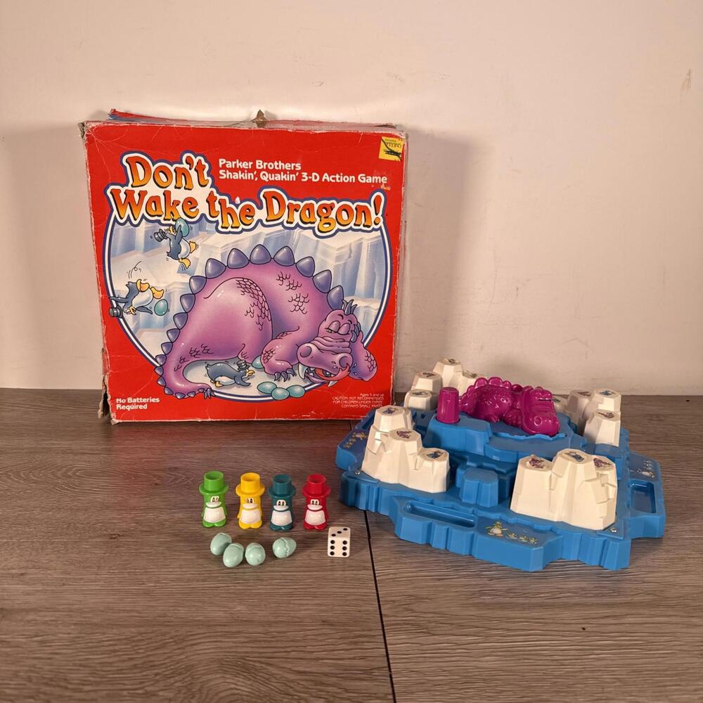 Don't Wake the Dragon 3D Game Parker Brothers 1986 WORKS 98% COMPLETE